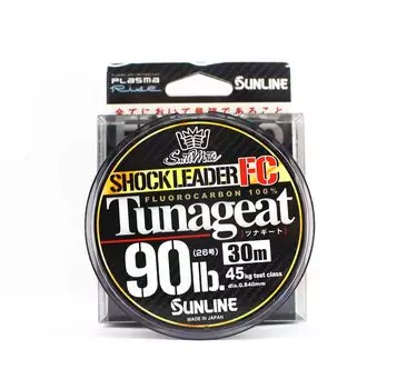 Sunline Fluorocarbon Leader Tunageat FC 30 м 90 фунтов 0,84 мм (1454) чистый