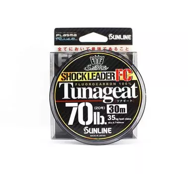 Sunline Fluorocarbon Leader Tunageat FC 30 м 70 фунтов 0,74 мм (1430) чистый