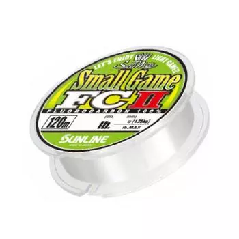 SUNLINE Fluorocarbon Line Salt Mate Small Game FC II 120m Natural Clear 0.8 3.5lb