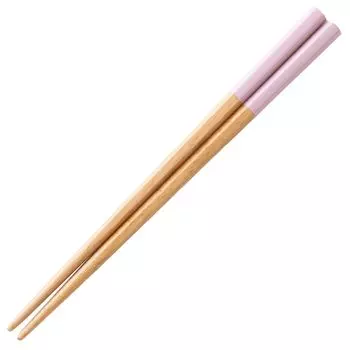 Sunny Life Design Chopsticks for Dishwasher Antibacterial Natural Ages Select Made in Japan 263768 Children, Safe, Finish, Wood, Hexagonal, 16.5cm,