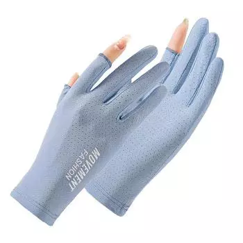 Sunscreen Ice Sleeves for Women In Summer Light and Breathable Ice Silk Cool Thin Sleeve Cover Summer Outdoor Driving Cycling Sleeve Cover One Size