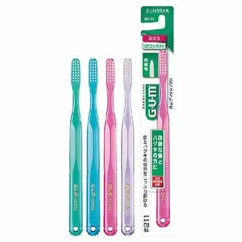Sunstar Brush x 6 шт. Набор зубных щеток для взрослых [Распродажа набора] Gum/Dental #211 3-рядная Компактная/Обычная (1 кусок) ГУМ