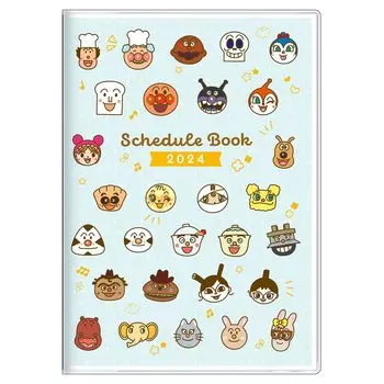 Sunstar Stationery Anpanman 2024 ежемесячный блокнот B6 Face S2957752