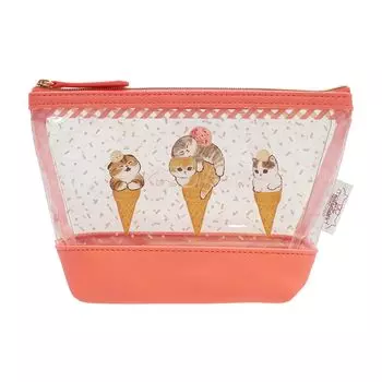 Sunstar Stationery Mofusand Pouch Clear Boat Shape Ice S2321637