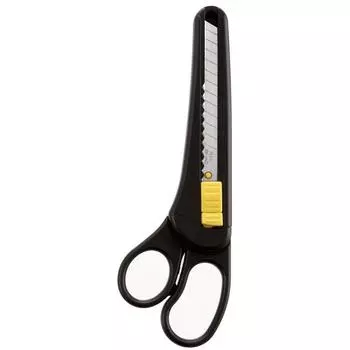 Sunstar Stationery Scissors with cutter black S3725030