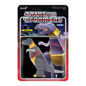 Super7 Transformers Grimlock Dino inch Reaction Figure 3.75