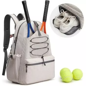 Super Large Capacity Tennis Racket Bag Adjustable Sports Fitness Bag Tennis Backpack Gym