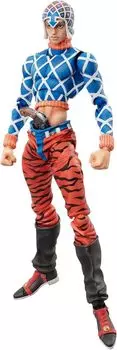 Супер подвижная фигурка Bizarre Adventure Part Mista Приблизительно 150 мм окрашенная подвижная фигурка JoJo s 5 Guido & SP ПВХ, АБС и нейлон