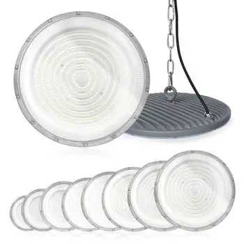 Супер яркие светодиодные светильники UFO High Bay Lights 150 Вт 200 Вт 300 Вт 400 Вт 500 Вт 600 Вт водонепроницаемые коммерческие промышленные рынки склад гараж AC85-265V
