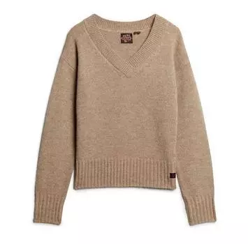 Superdry Свитер с V-образным вырезом Essential S
