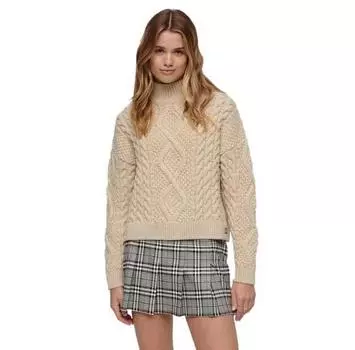 Superdry Свитер с высоким воротом Aran Cable Knit S