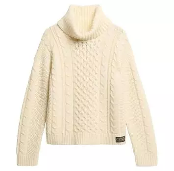 Superdry Свитер с высоким воротом Cable M
