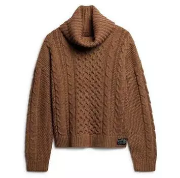 Superdry Свитер с высоким воротом Cable XL