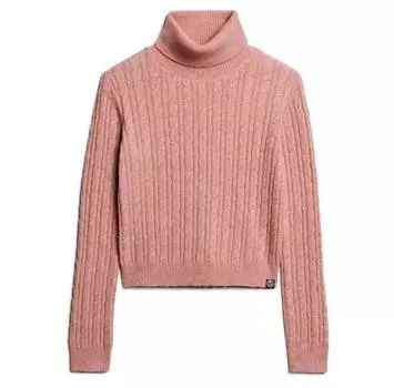 Superdry Свитер с высоким воротом Fitted Cable 2XS