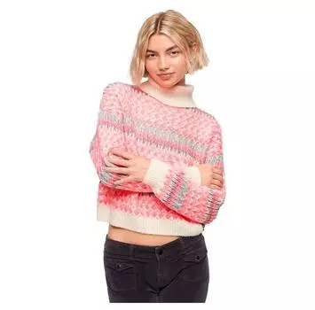 Superdry Свитер с высоким воротом Roll Crop M