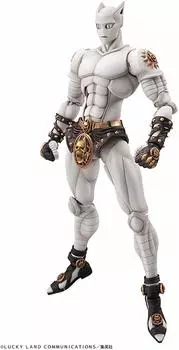Суперфигурка подвижная Bizarre Part 4 Killer Queen указанная Хирохико 16 см окрашенная подвижная фигурка JoJo s Adventure (цвет Араки) (воспроизведение) белый