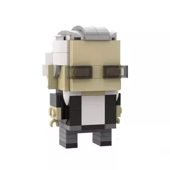 Супергерой MOC Собранный индивидуальный конструктор игрушечный набор Brickheadz Stan