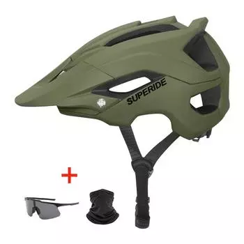 SUPERIDE In-Mold DH MTB велосипедный шлем спортивный противоударный шоссейный горный велосипедный шлем мужской женский велосипедный шлем 54-58cm