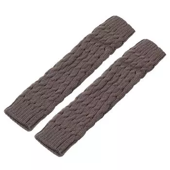 Support Warmers Leg Socks Long Crochet Knitted Sock Womens Winter Warm Socks Knit Cable Warm Sock Dark Grey