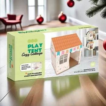 Support Washing Children Waterproof Window Shutter Game Tent Toy Kindergarten Baby Small House Toy зелёный