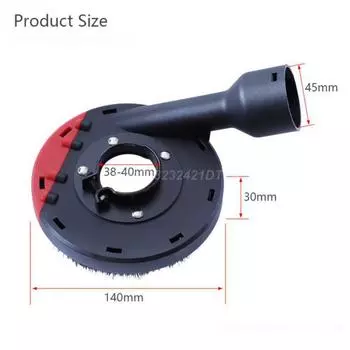 Surface Grinding Versatile Convenient Heavy-duty Enhanced Grinding Precision Professional Improved Dust Collection Dust Shroud чёрный