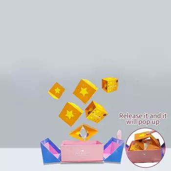 Сюрприз Bounce Box Подарок на День святого Валентина День рождения Bounce Box Красный конверт Украшение Подарочное украшение One Size красный