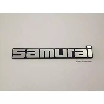 Suzuki Jimny Overseas Технические характеристики Samurai JA11 / JA71 SUZUKI SAMURAI Задняя эмблема