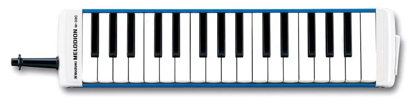 SUZUKI Клавиатурная губная гармошка Melodion Alto 32 клавиши M-32C Сделано в Японии Прекрасно звучащая модель с металлическим корпусом Твердый футляр