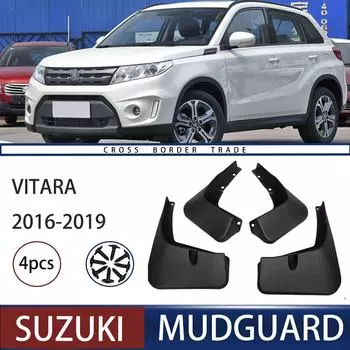Suzuki Vitara Fender Skin Tile | Мягкая резина Cross-Border | Модель 16-19 | Автомобиль для внешней торговли 16-19 Vitara чёрный