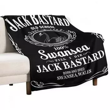 SWANSEA - JACK BASTARD W+B Плед Самое мягкое одеяло Дизайнерские одеяла Термоодеяло Пляжное одеяло 75x100cm (30x40inch)