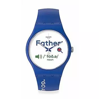 [Swatch] Часы ALL ABOUT DAD SO29Z704 Blue
