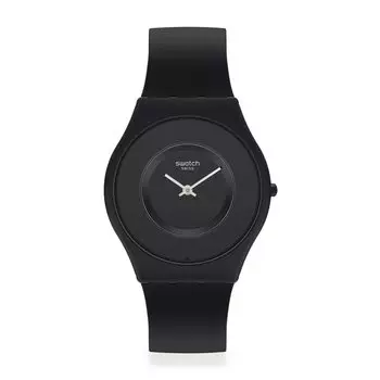[Swatch] Часы Swatch CARICIA NEGRA SKIN Classic SS09B100 Black
