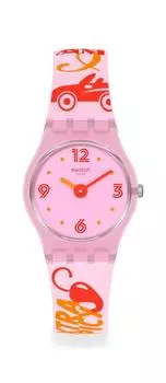[Swatch] Часы SWATCH MONTHLY DROPS LP164 женские розовые