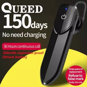Сверхдлинный режим ожидания, беспроводная Bluetooth-гарнитура, спортивные наушники для вождения, Bluetooth-гарнитура