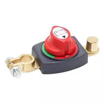 Сверхпрочный разъединитель аккумулятора, 275A 12-48V On/Off верхний полюсный аккумулятор для автомобилей, автофургонов и транспортных средств - надежное решение для отключения питания One Size