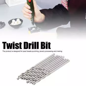 Сверло маленькое с прямым хвостовиком Pearl Drilling Machine Tools Hardware 1.75mm Small Drill Bit с прямым хвостовиком