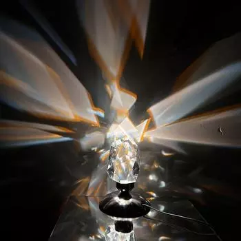 Свет и тень K9 Crystal Diamond Настольная лампа для гостиной, спальни, ночник для украшения дома, роскошная атмосфера, ночник USB plug