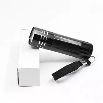 Светильник-фонарик Super Mini 9 LED Flashlight Ультрафиолетовый свет Сушилка для ногтей Маска для геля для ногтей Быстросохнущий маникюрный инструмент 84 X 24 X 24cm