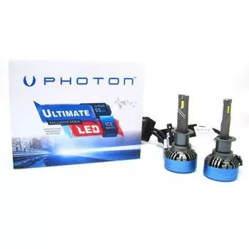 Светодиодная фара Photon Ultimate H1 9500 люмен 5 Plus