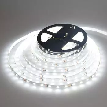 Светодиодная лента, не водонепроницаемая - 5 м 2835SMD белый