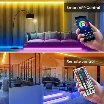 Светодиодная лента SMD 5050 RGB светодиодная лента с пультом дистанционного управления, гибкая лента с USB-диодом для украшения комнаты, вечеринки, подсветки телевизора 1m