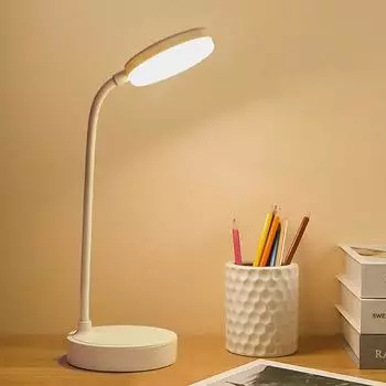 Светодиодная настольная лампа с 3 уровнями затемнения, USB-аккумуляторная батарея, портативная сенсорная настольная лампа, защита глаз для спальни, прикроватная тумбочка