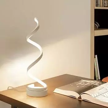 Светодиодная настольная лампа с разъемом USB, защита глаз, настольные декоративные светильники для гостиной, спальни, прикроватного кабинета, черно-белое декоративное освещение