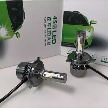 Светодиодные лампы H4 24 В 55 Вт 6000 К High Lumen LED Auto Headlight Kit Car Headlight Bulbs LED Lamp Bulbs холодный белый