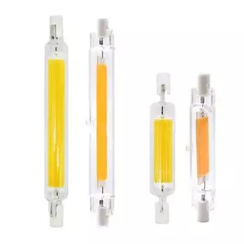 Светодиодные лампы R7S 78MM 118mm 5W с двухсторонним отражателем COB-нитью 78mm 10W