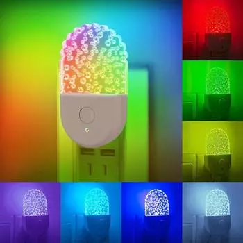 Светодиодные ночники EU US Plug-in Dimmable Night Light для кормления ребенка у кровати спальни коридора беспроводной ночной светильник освещение EU