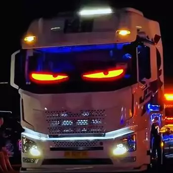 Светодиодный экран Devil s Eye Angel s Eye LED Противотуманные фары для автомобилей Декоративный свет Прибытие Динамический Крутой DIY Светодиодный пиксельный экран Защитный чехол