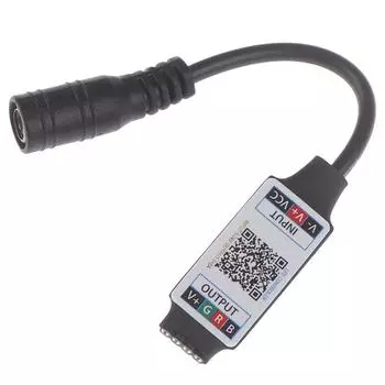 Светодиодный Bluetooth RGB контроллер беспроводной контроллер 5-24 В 6 А для RGB 3528 5050 полосы