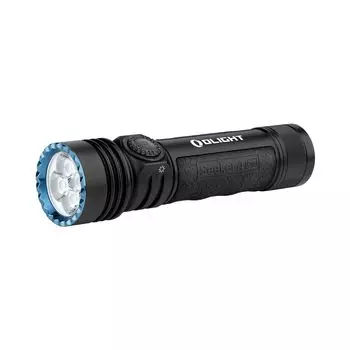 Светодиодный фонарик OLIGHT Seeker 4 Pro, 4600 люмен, с двумя перезаряжаемыми чехлами, в комплекте, для использования на открытом воздухе, предотвращения стихийных бедствий, строительства, самообороны