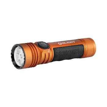 Светодиодный фонарик OLIGHT Seeker 4 Pro, 4600 люмен, с двумя перезаряжаемыми чехлами, в комплекте, для использования на открытом воздухе, предотвращения стихийных бедствий, строительства, самообороны